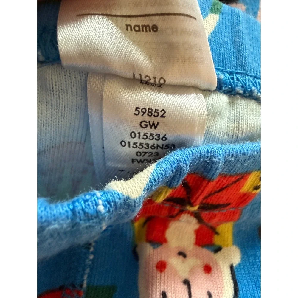 Hanna Andersson Nutcracker Pajamas Kids 2 Blue Long John Organic Cotton Holiday
